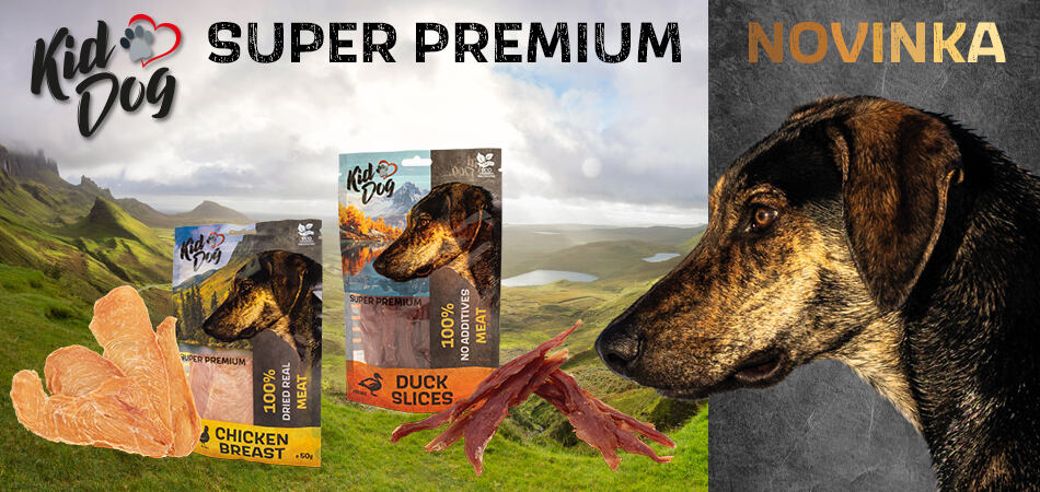 kiddog SUPERPREMIUM - kvalitní pamlsky pro psy