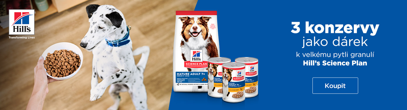 banner - akce - darek zdarma k vybranym recepturam HILLS