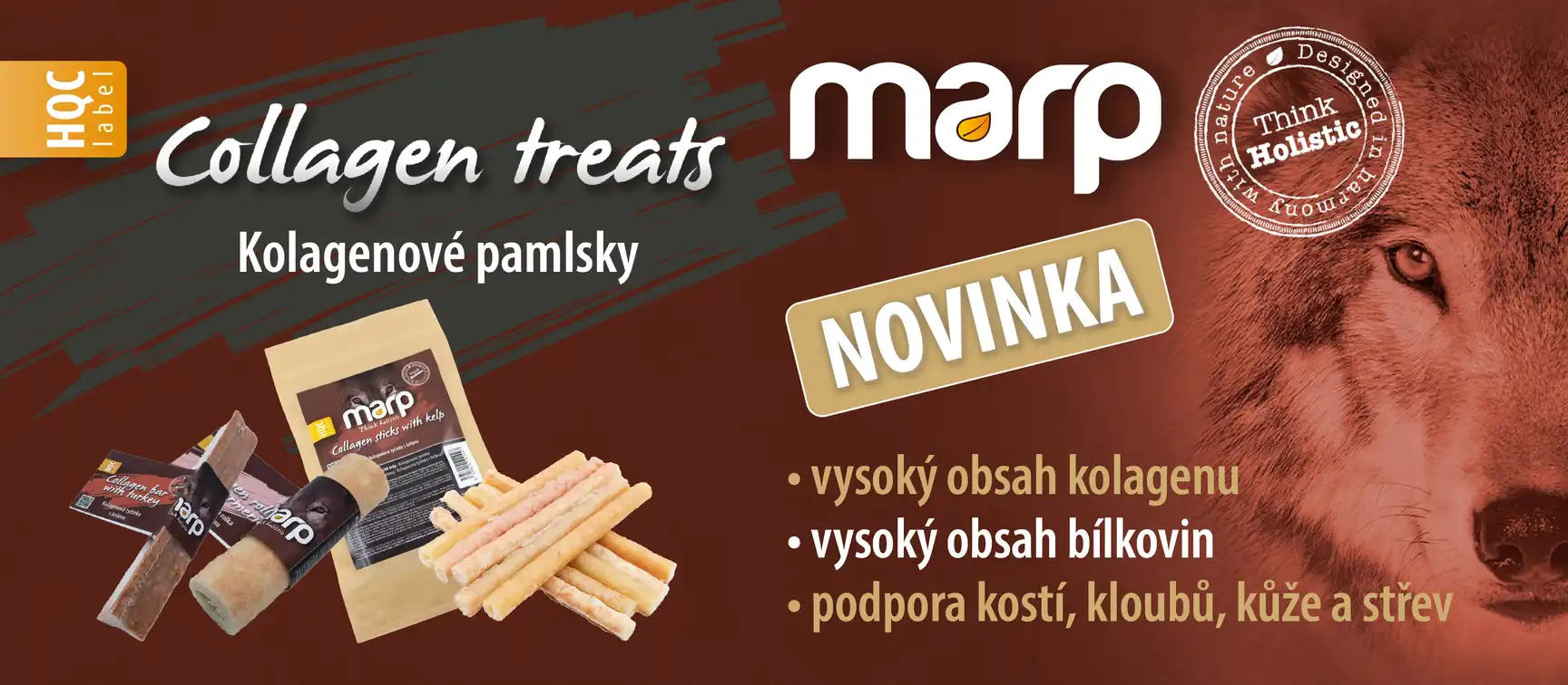 nové kolagenové pamlsky Marp