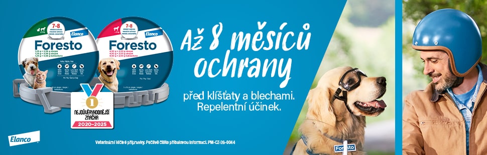 foresto - nove obaly antiparazitnich obojku