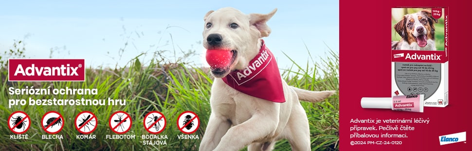 advantix - antiprazitni pipety pro psy