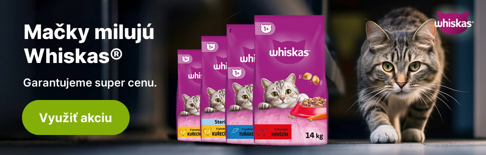 banner - garance ceny granulí Whiskas
