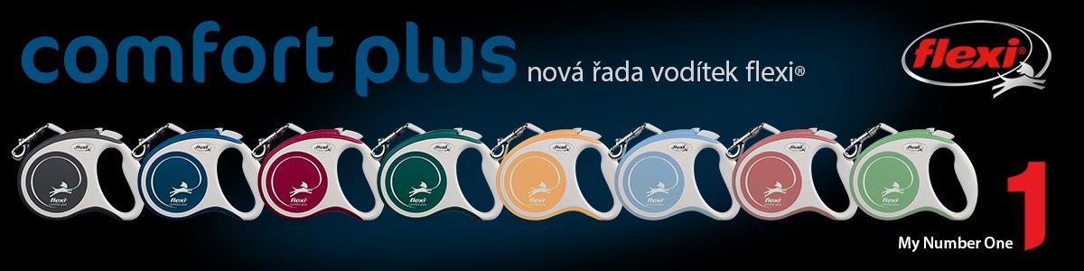 novinka 2026 - FLEXI COMFORT PLUS - vodítka pro psy