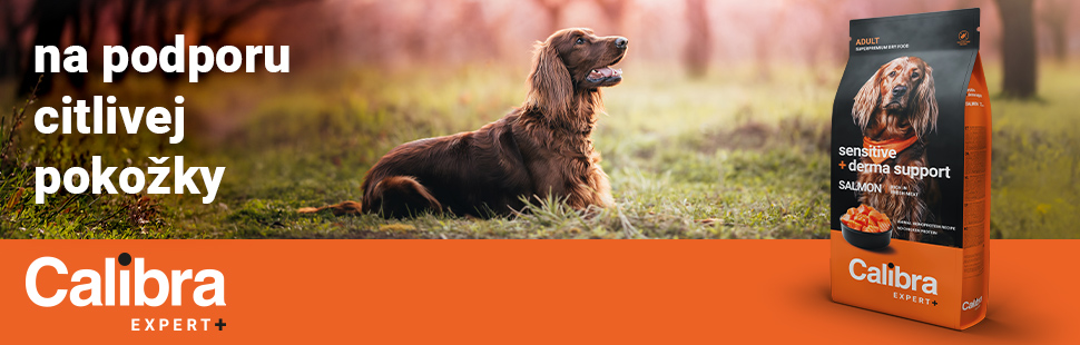 Calibra Dog EXPERT+ Adult Sensitive & Derma support - krmivo pro dospele psy