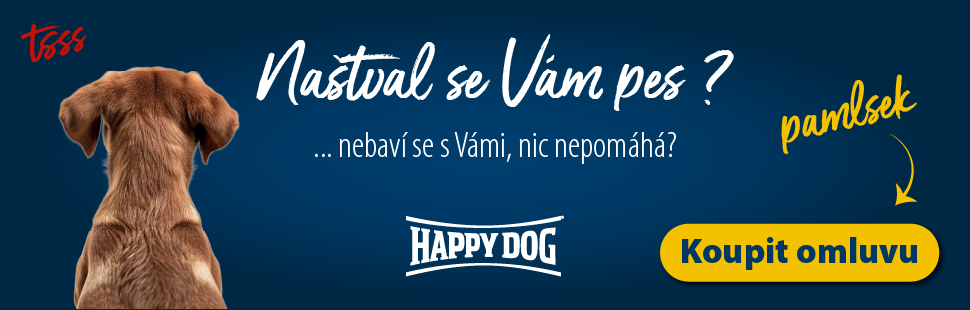 banner - happy dog snack - pamlsky pro psy
