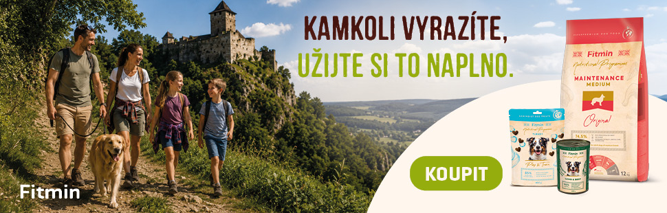letní banner - fitmin pro psy